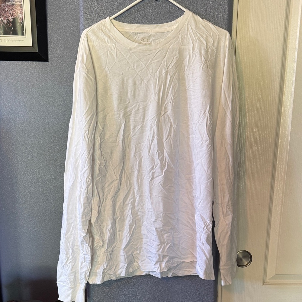 NWT J. Crew Crisp White Long Sleeve Shirt
